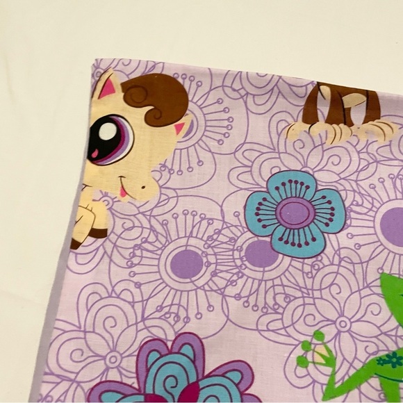 Littlest Pet Shop Purple Pillowcase Homemade 21” x 12.5” Pillow Case LPS - Picture 5 of 16